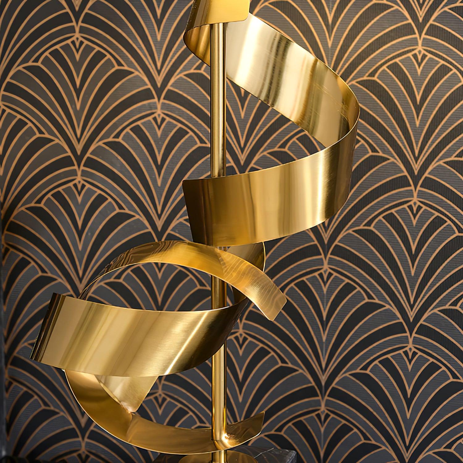 Seraph Luxe Fabric Table Lamp-Neutral Decor