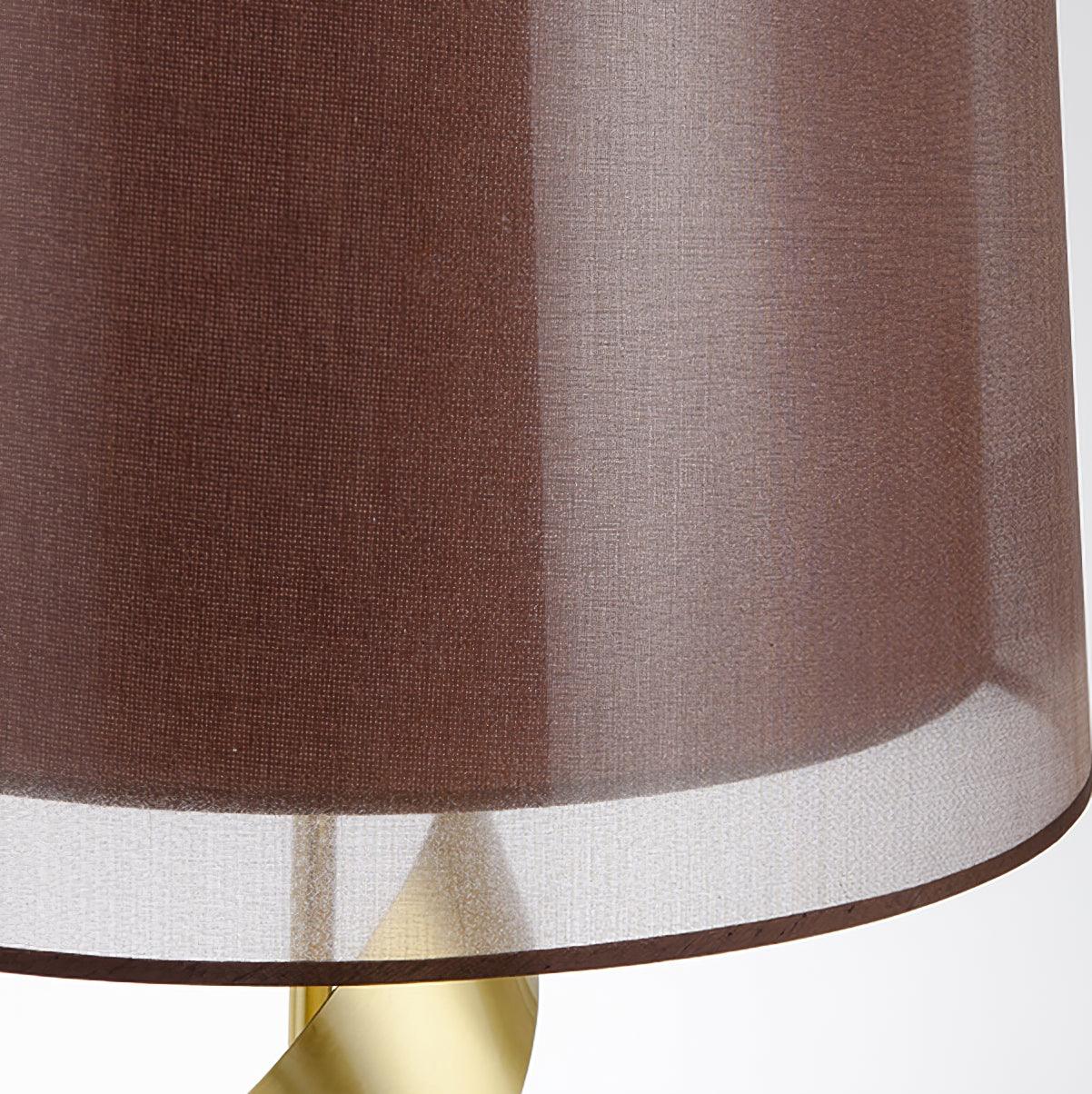 Seraph Luxe Fabric Table Lamp-Neutral Decor
