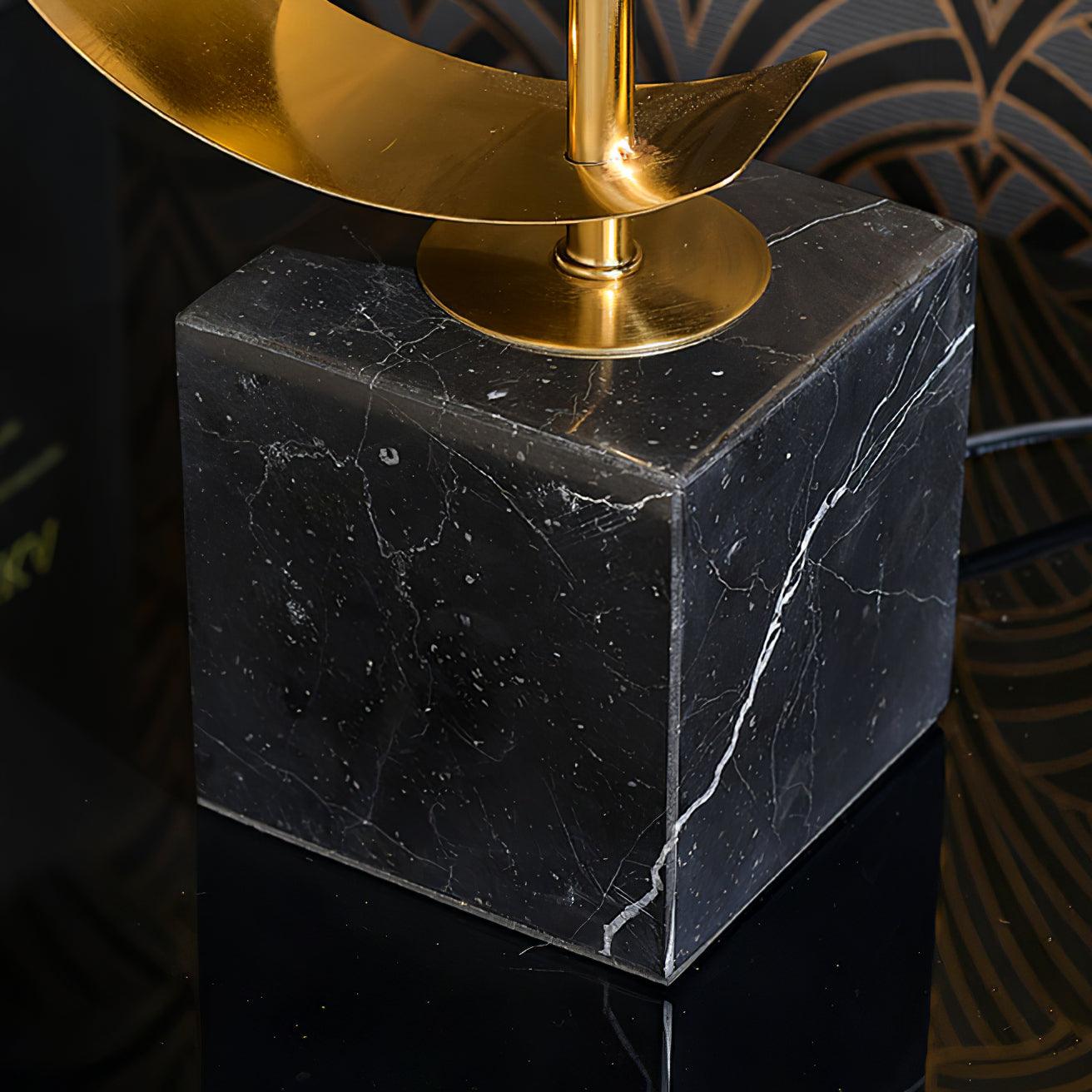 Seraph Luxe Fabric Table Lamp-Neutral Decor