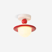 Pivoro Red and White Ceiling Light