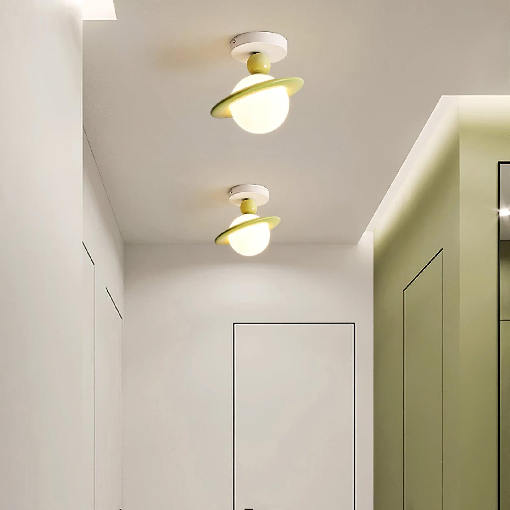 Pivoro Red and White Ceiling Light