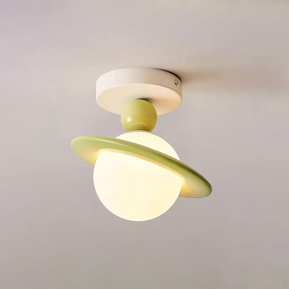 Selvian Ceiling Light Red and White Sputnik Retro-Neutral Decor