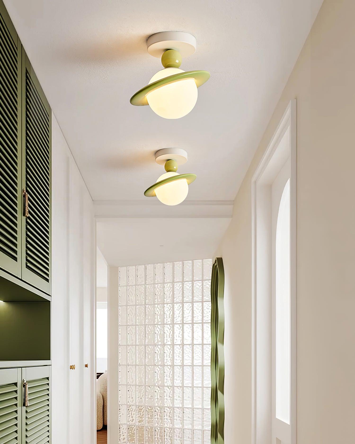 Pivoro Red and White Ceiling Light