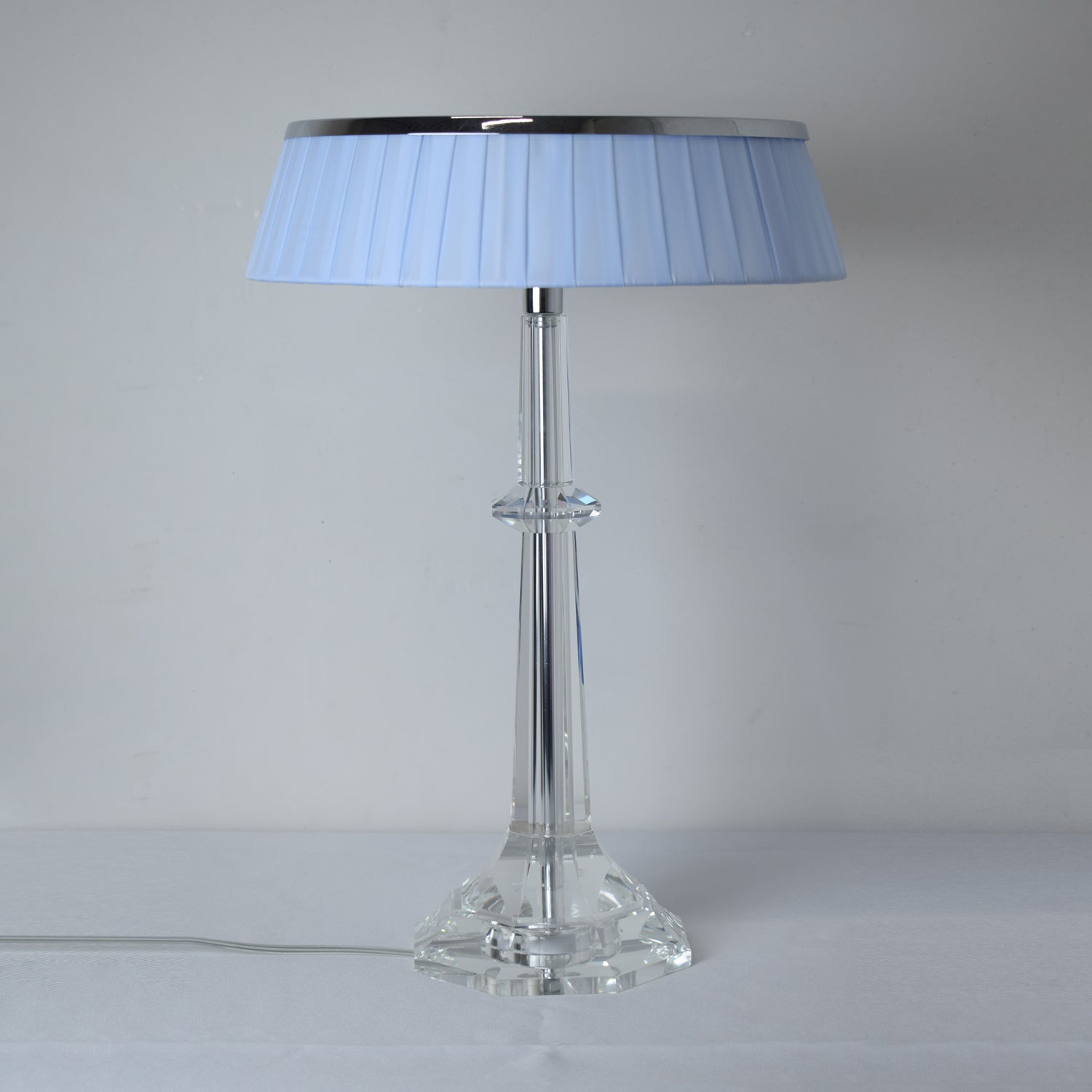 Haloza Fabric Luxurious Table Lamp-Neutral Decor