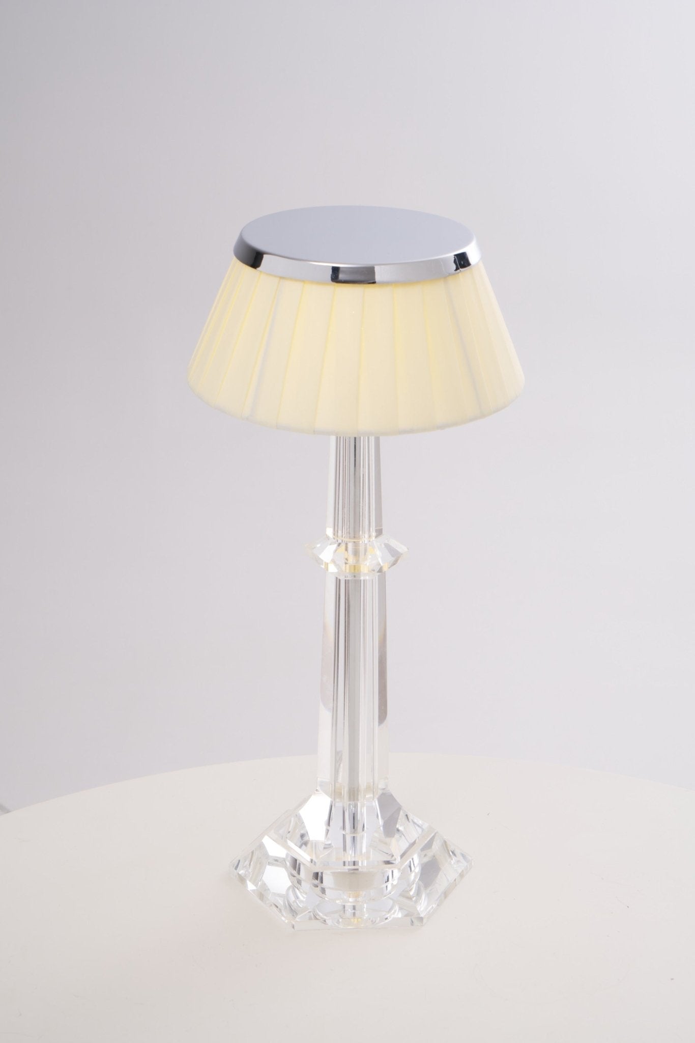 Haloza Fabric Luxurious Table Lamp-Neutral Decor