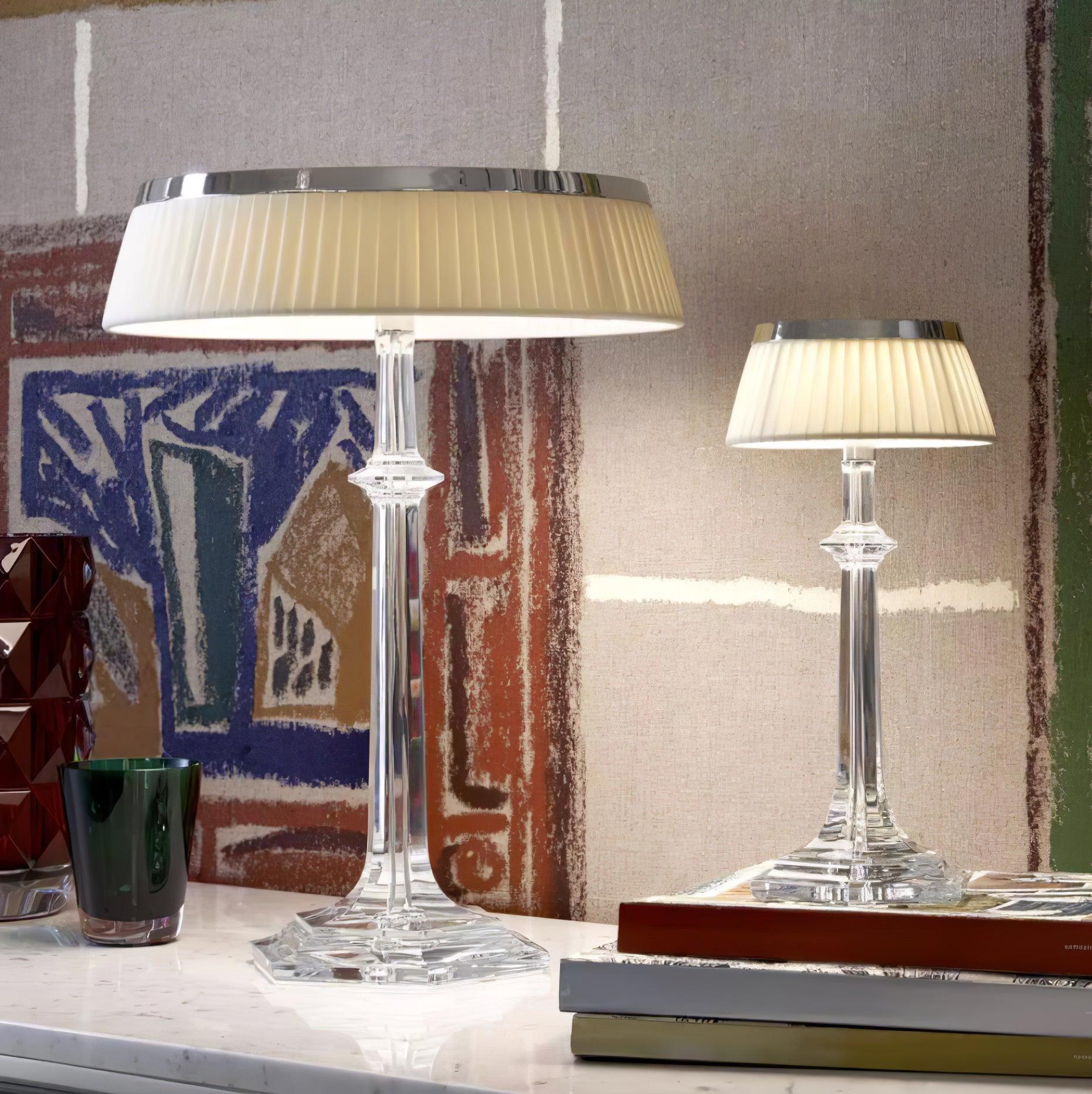 Haloza Fabric Luxurious Table Lamp-Neutral Decor
