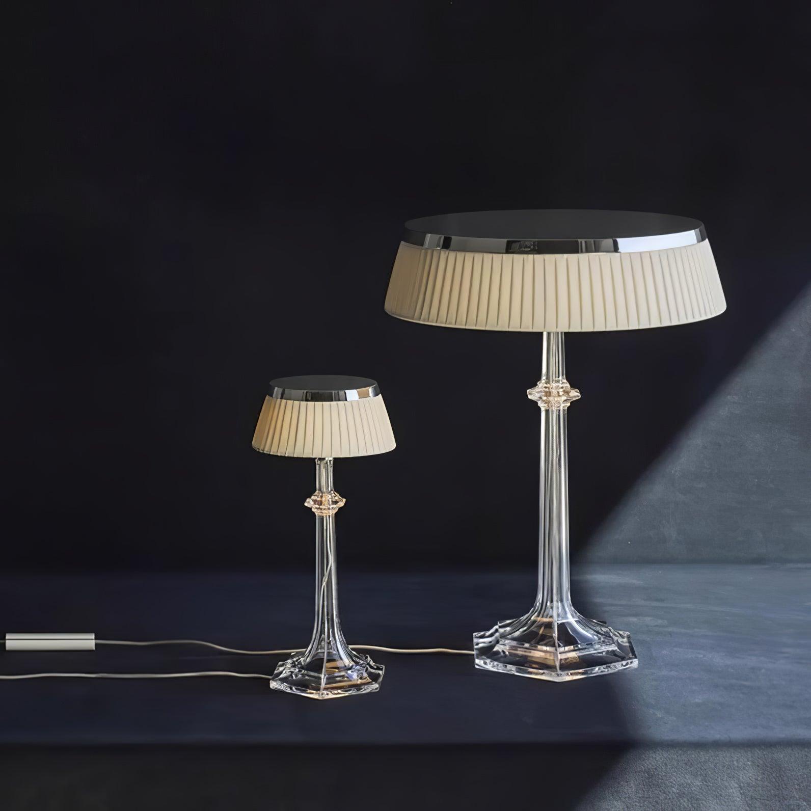Haloza Fabric Luxurious Table Lamp-Neutral Decor