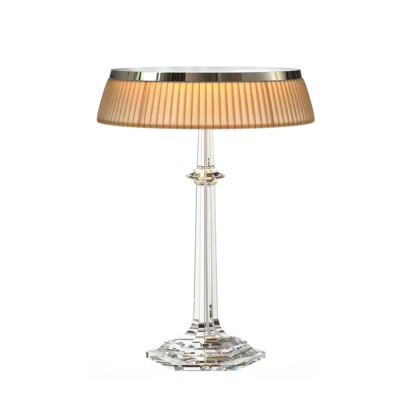 Haloza Fabric Luxurious Table Lamp-Neutral Decor