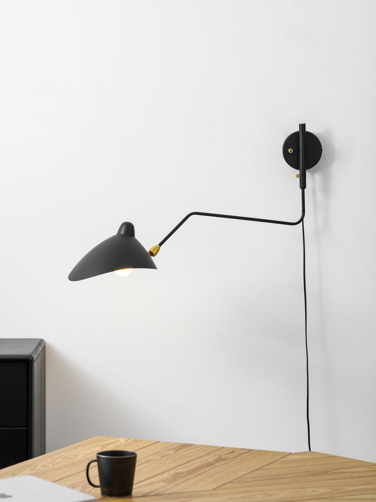 Versatile Arm Wall Sconce-Neutral Decor