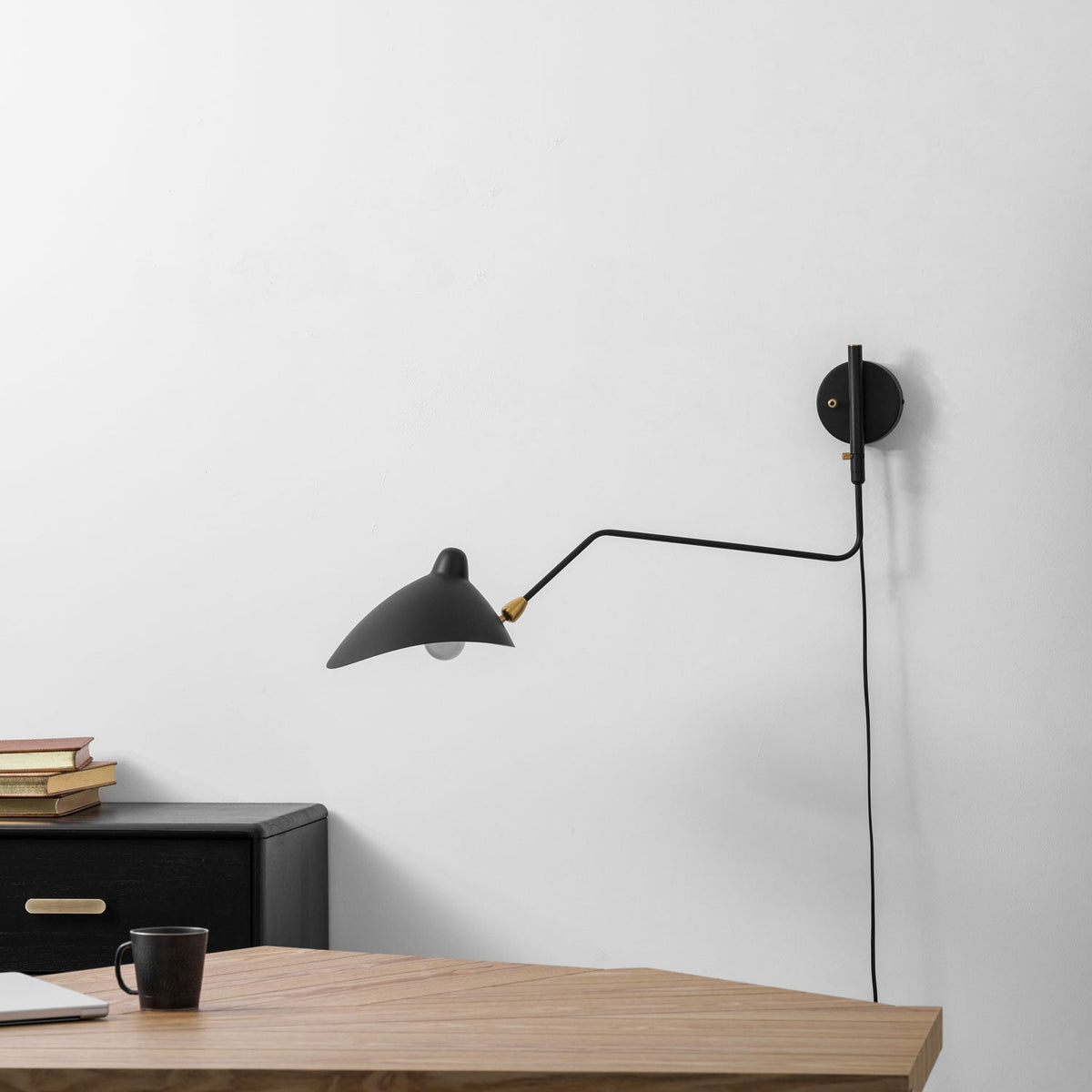 Versatile Arm Wall Sconce-Neutral Decor