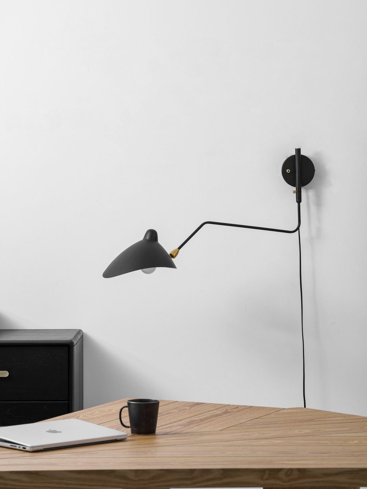 Versatile Arm Wall Sconce-Neutral Decor