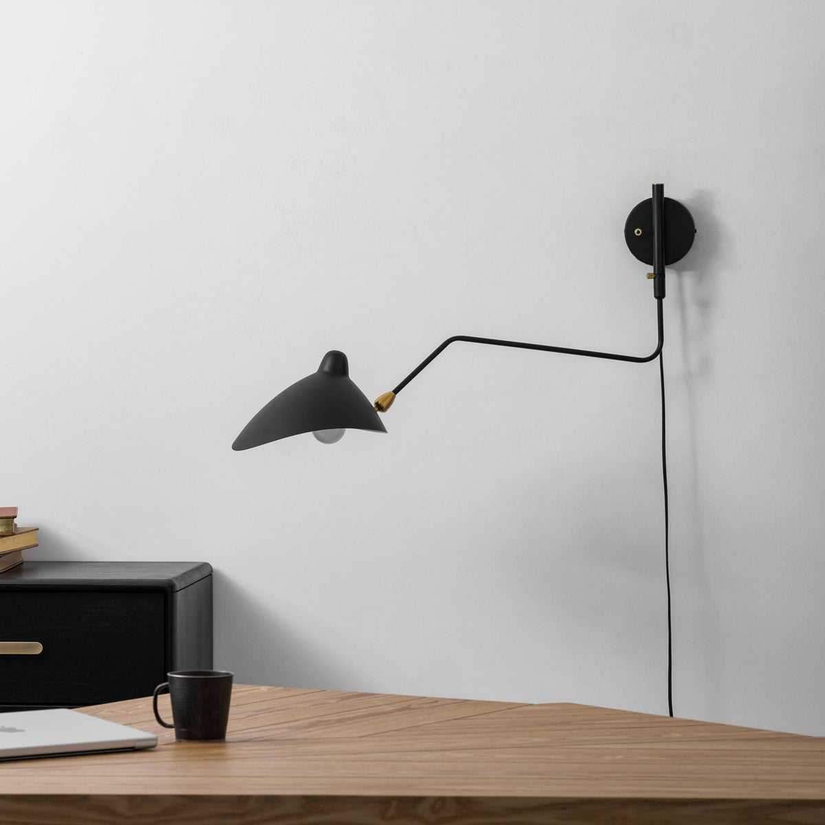 Versatile Arm Wall Sconce-Neutral Decor