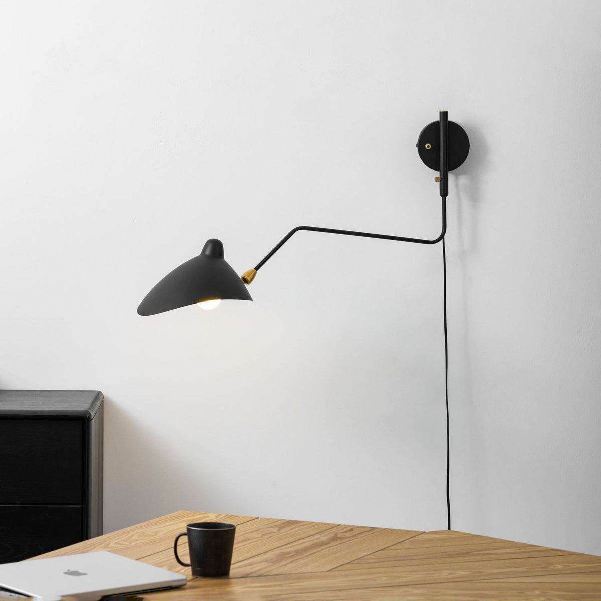 Versatile Arm Wall Sconce-Neutral Decor