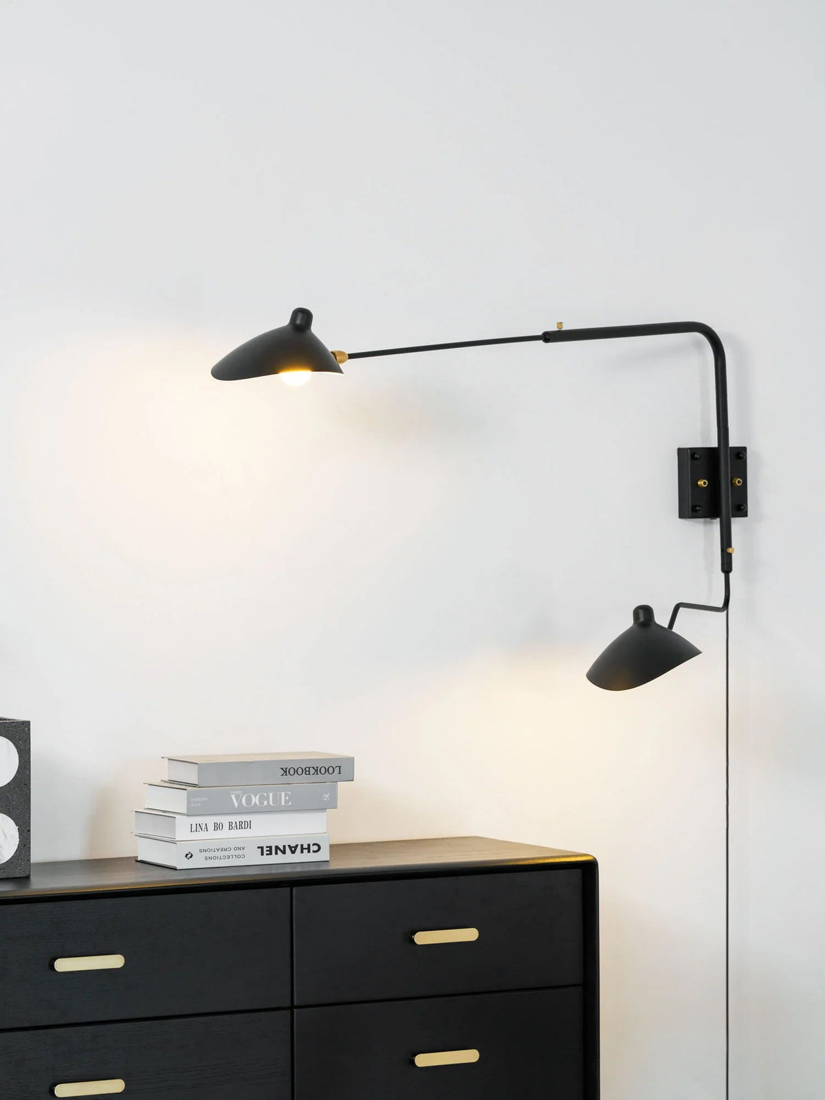 Versatile Arm Wall Sconce-Neutral Decor