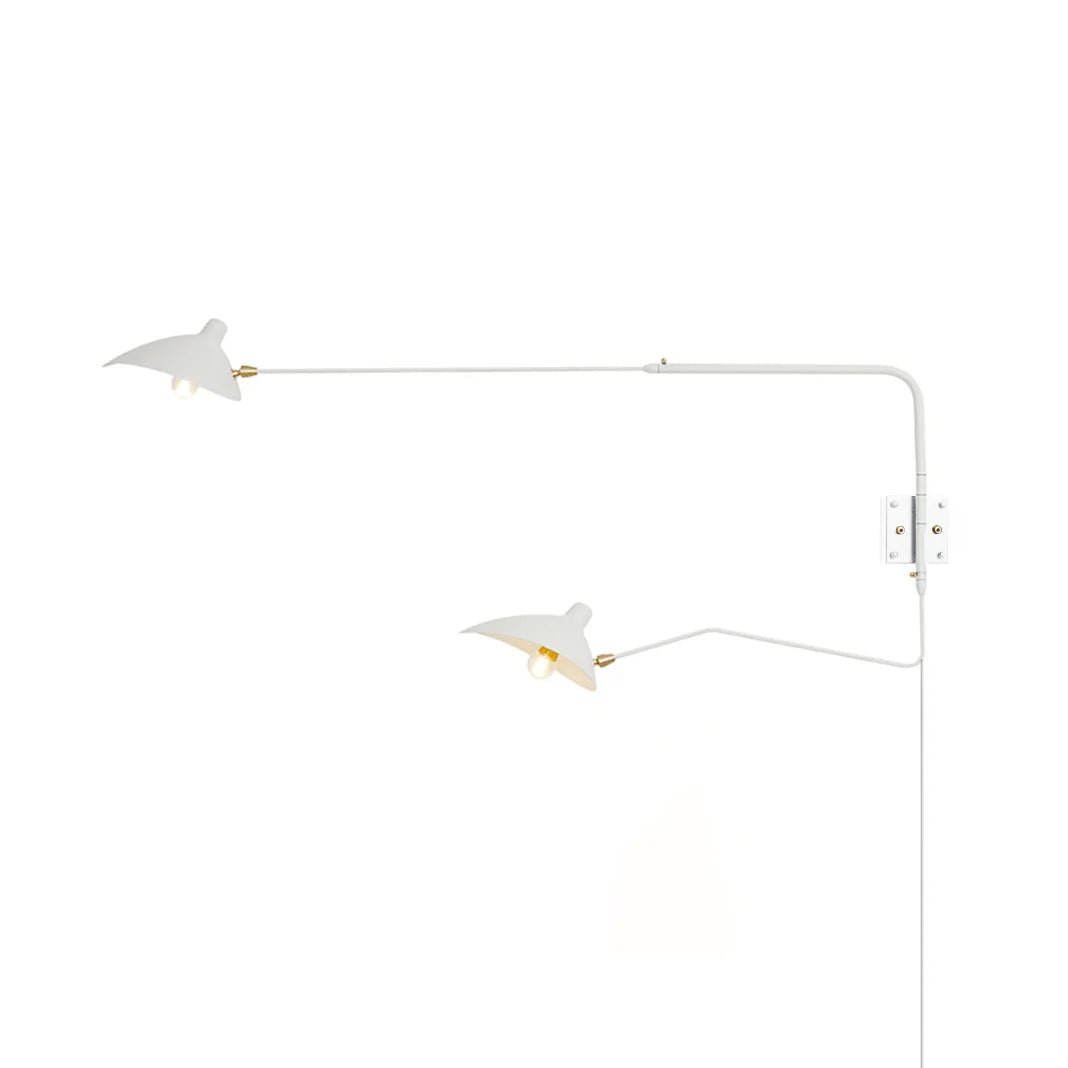 Versatile Arm Wall Sconce-Neutral Decor
