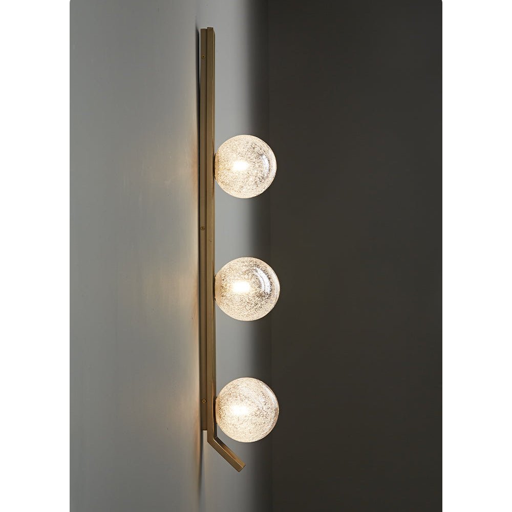 Vertical Balls Bar Sconce-Neutral Decor