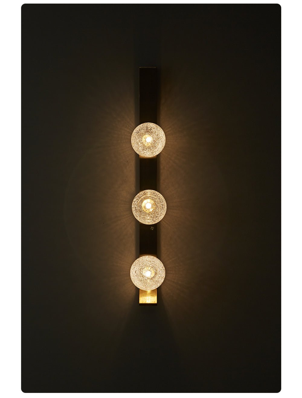 Vertical Balls Bar Sconce-Neutral Decor