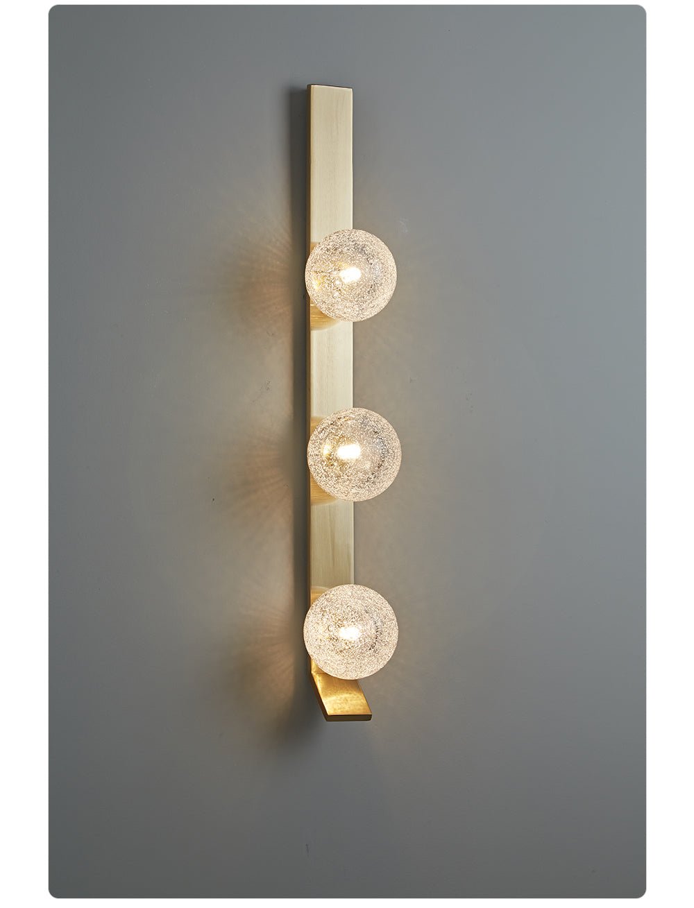 Vertical Balls Bar Sconce-Neutral Decor