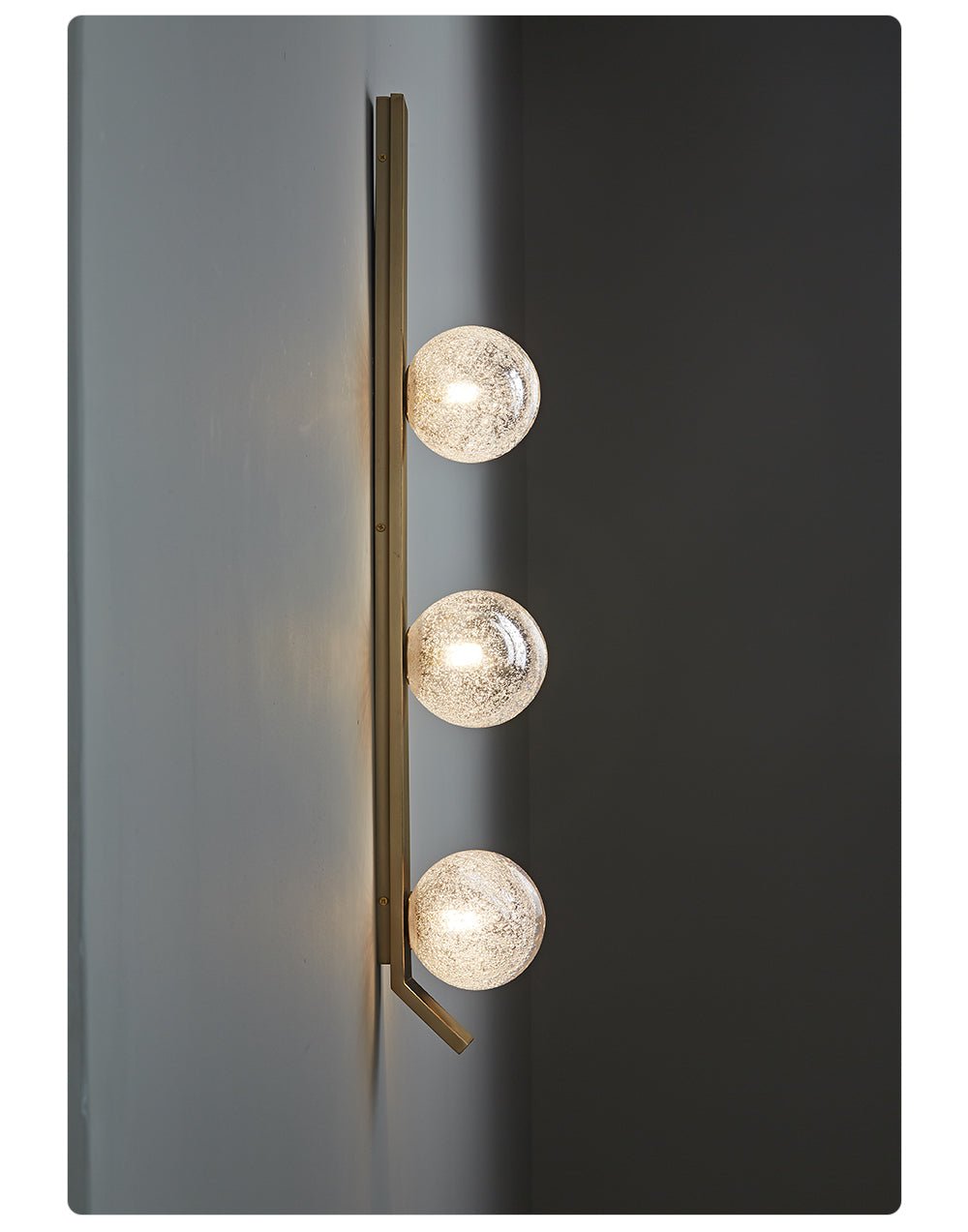 Vertical Balls Bar Sconce-Neutral Decor