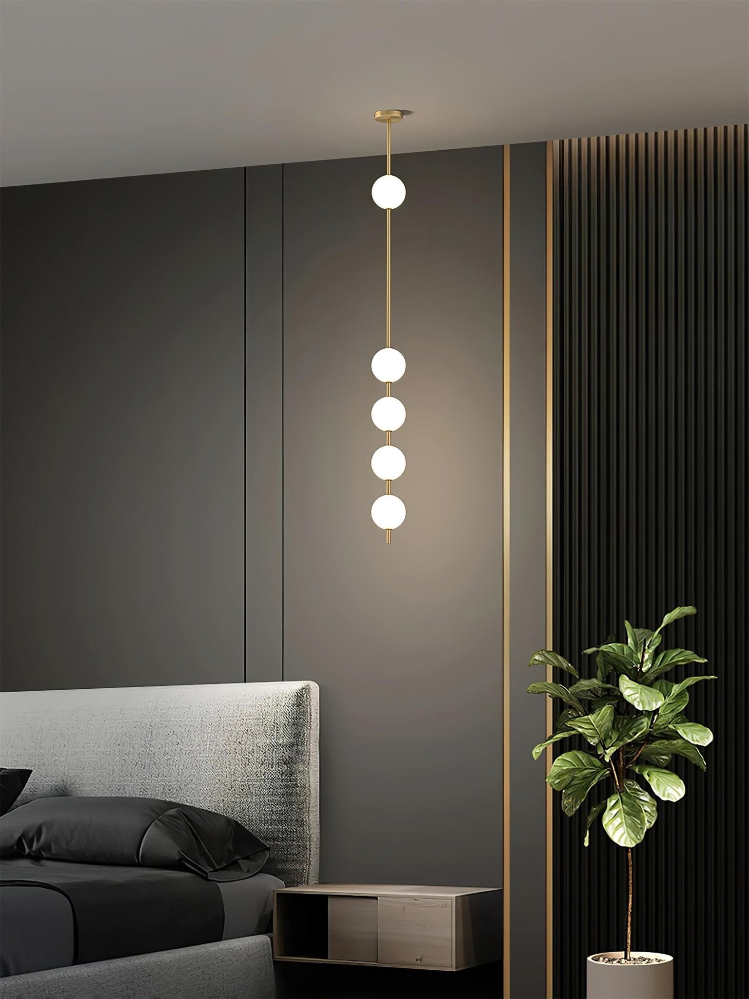Valem Modern Brass Pendant Lamp-Neutral Decor