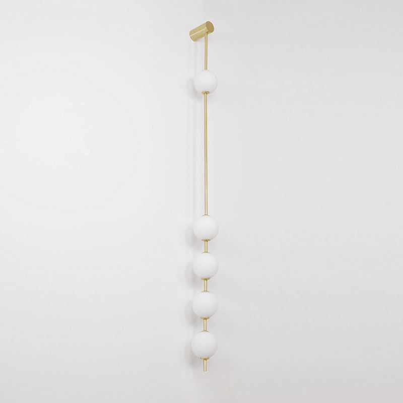 Lustra Wall Lamp Vertical Balls Brass-Neutral Decor