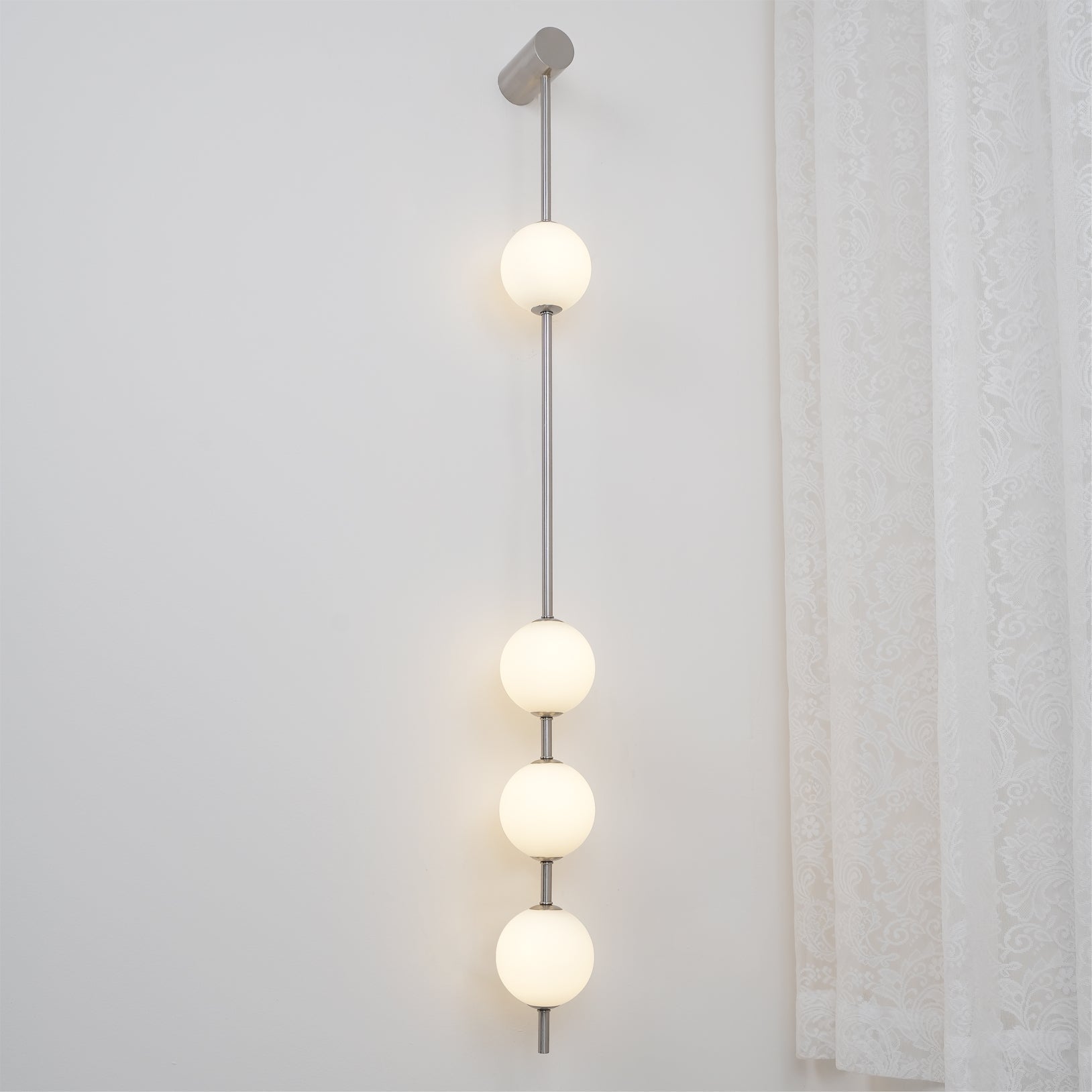 Lustra Wall Lamp Vertical Balls Brass-Neutral Decor