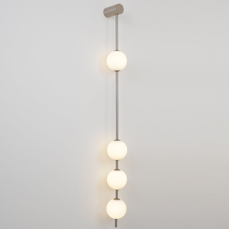 Lustra Wall Lamp Vertical Balls Brass-Neutral Decor