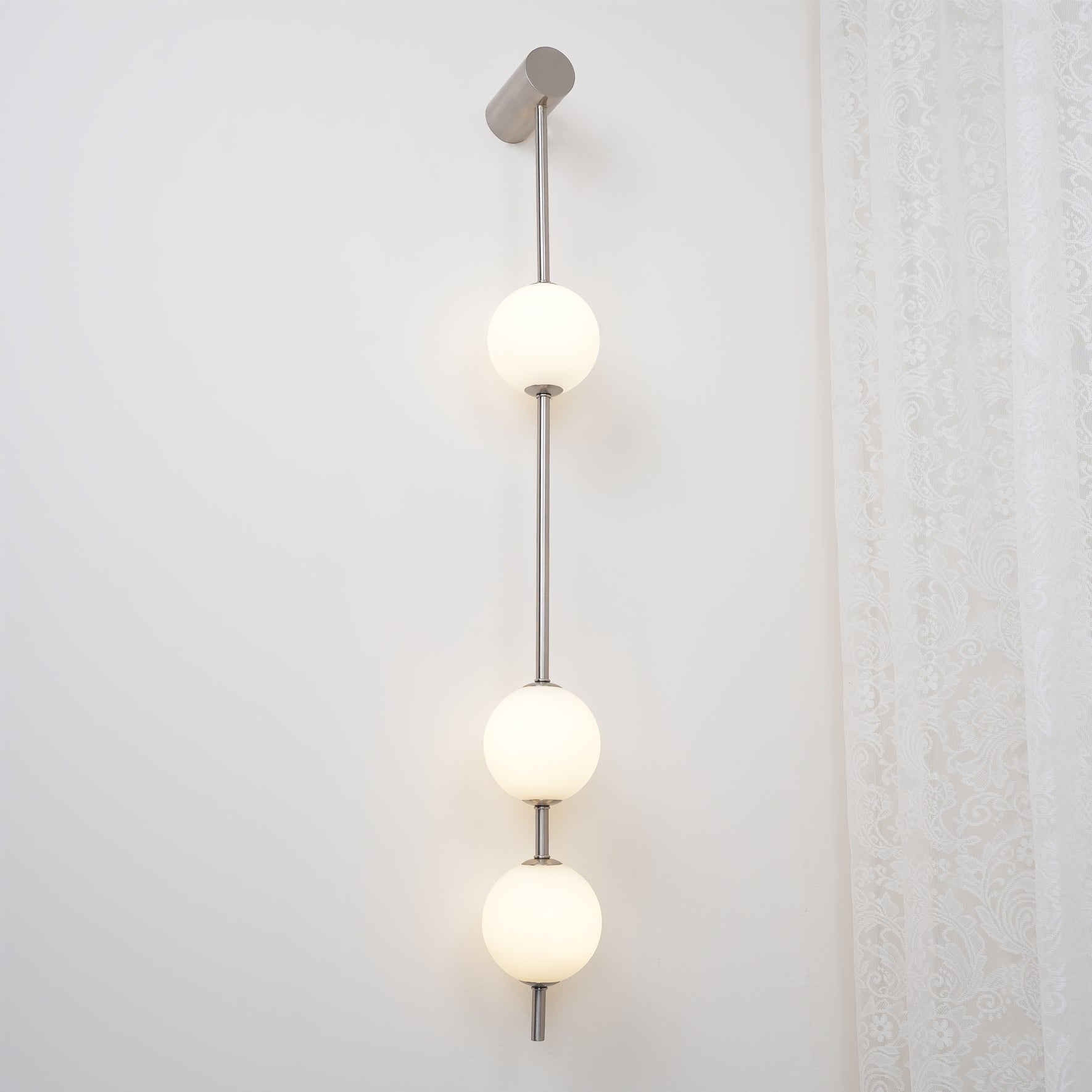 Lustra Wall Lamp Vertical Balls Brass-Neutral Decor