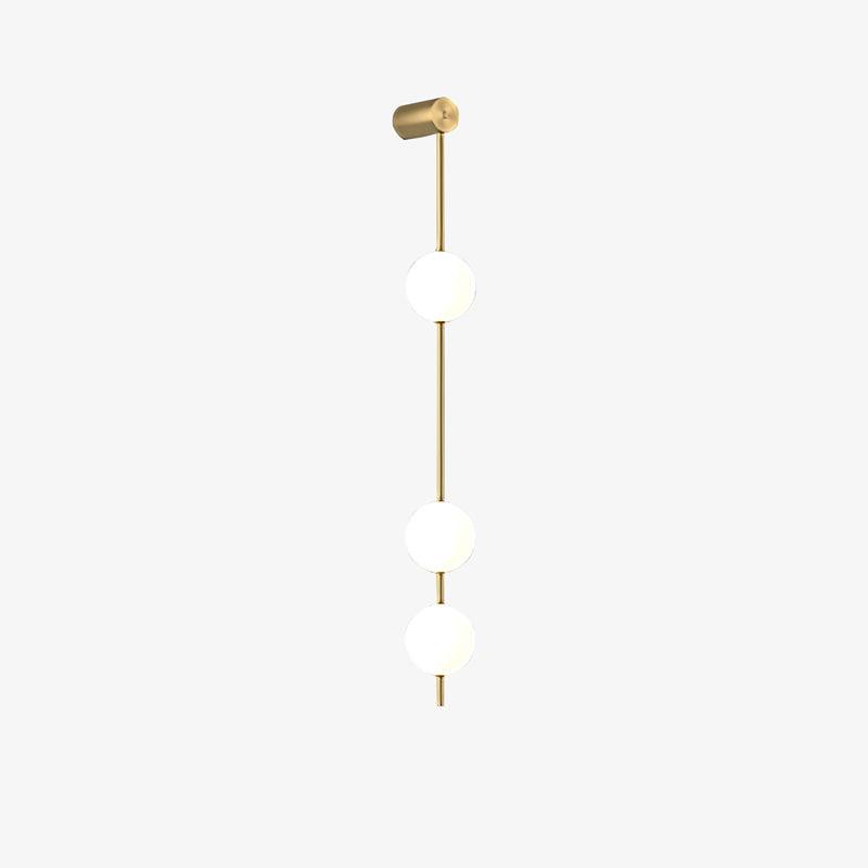 Lustra Wall Lamp Vertical Balls Brass-Neutral Decor