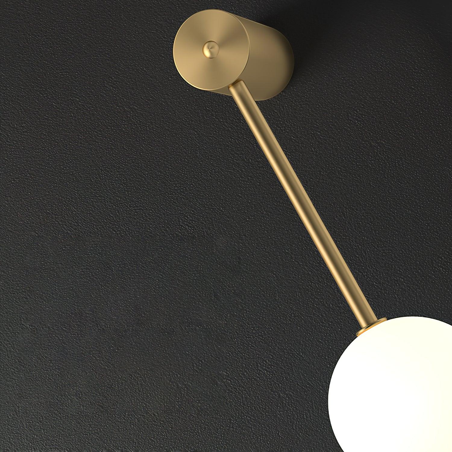 Lustra Wall Lamp Vertical Balls Brass-Neutral Decor
