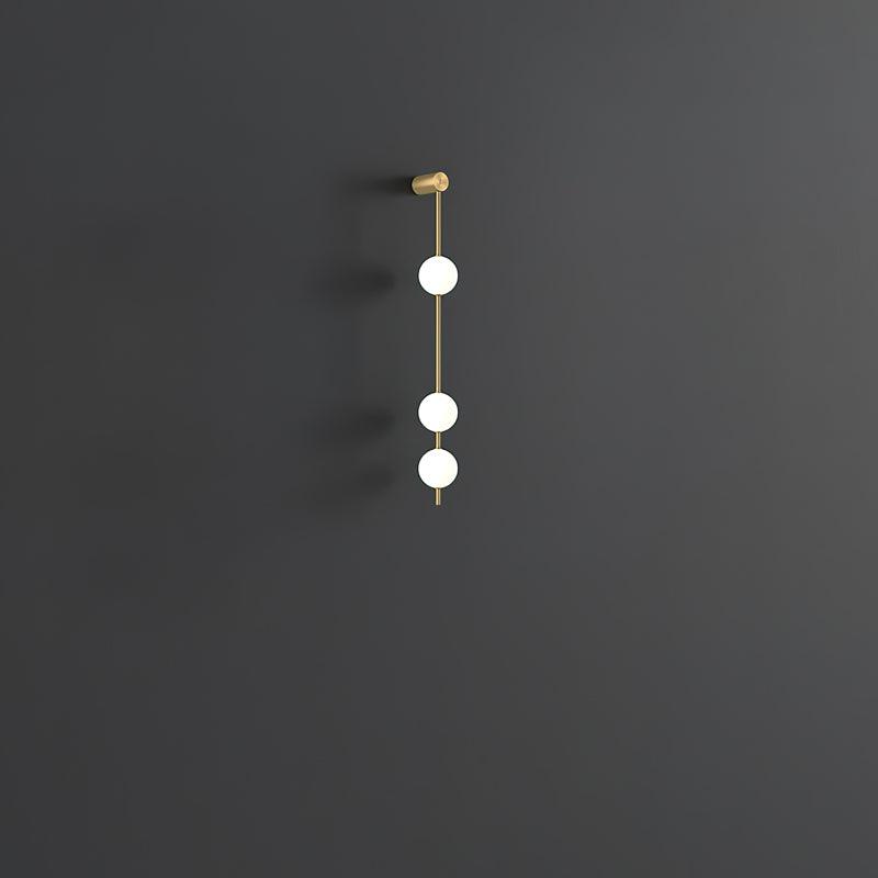 Lustra Wall Lamp Vertical Balls Brass-Neutral Decor