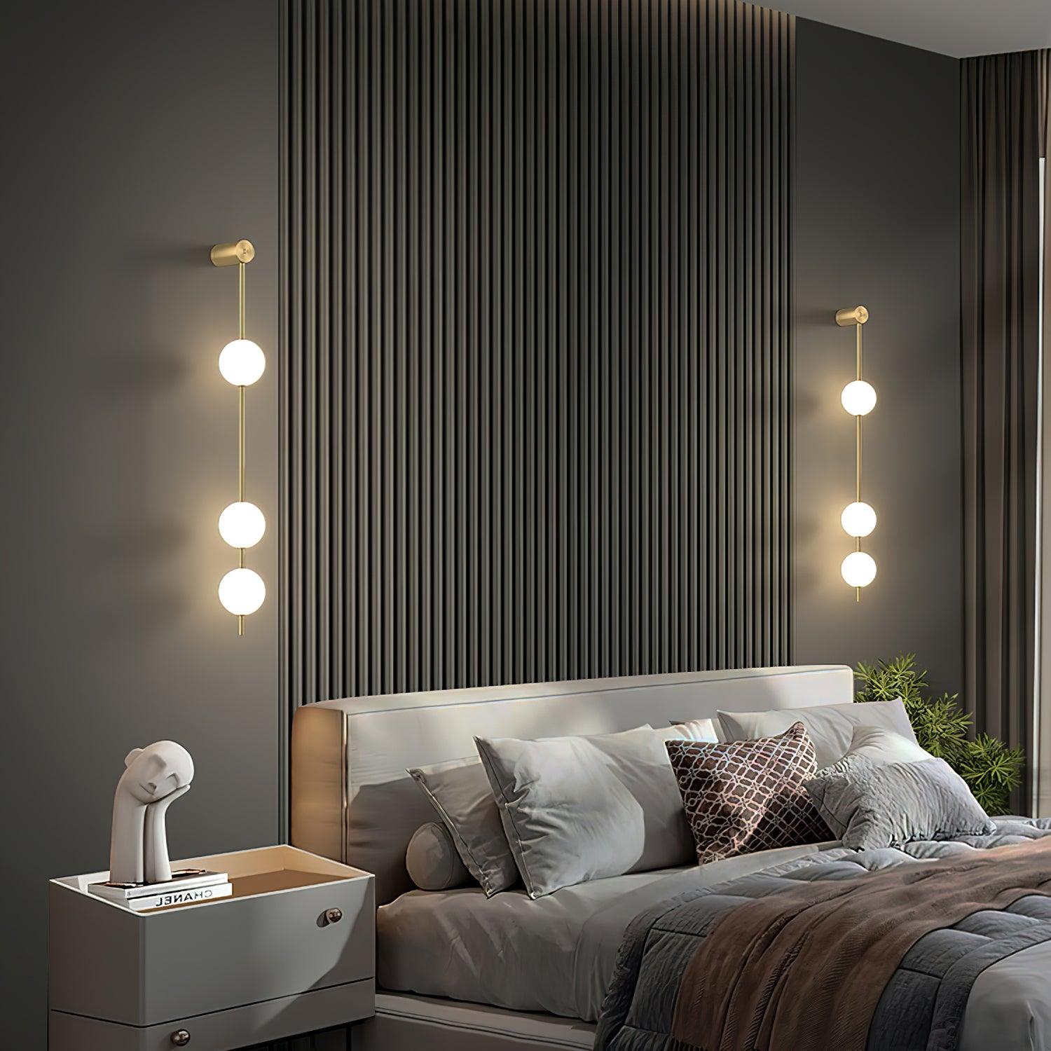 Valentina Vertical Balls Wall Lamp - Neutralighting