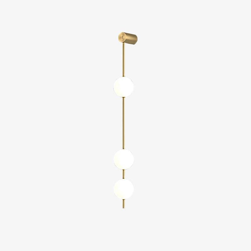 Lustra Wall Lamp Vertical Balls Brass-Neutral Decor