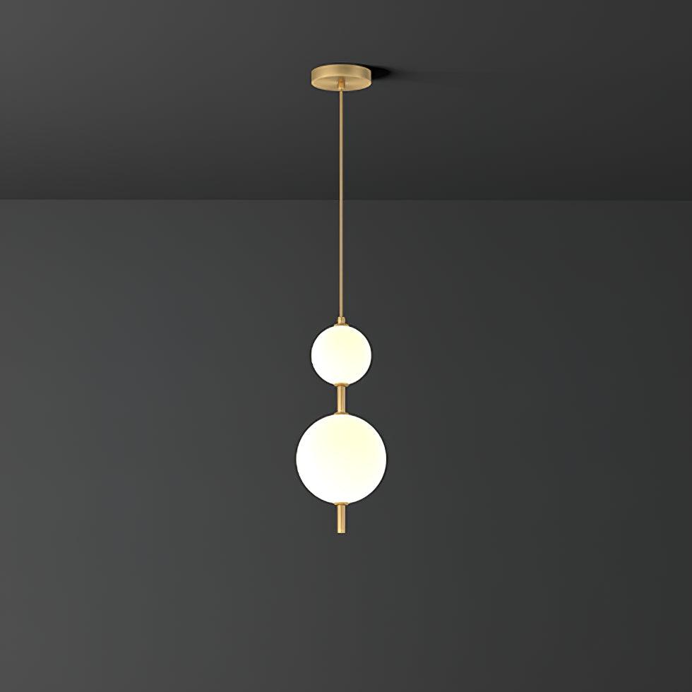 Velloran Brass Plastic Pendant Lamp-Neutral Decor