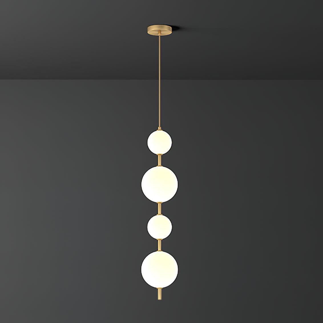 Velloran Brass Plastic Pendant Lamp-Neutral Decor