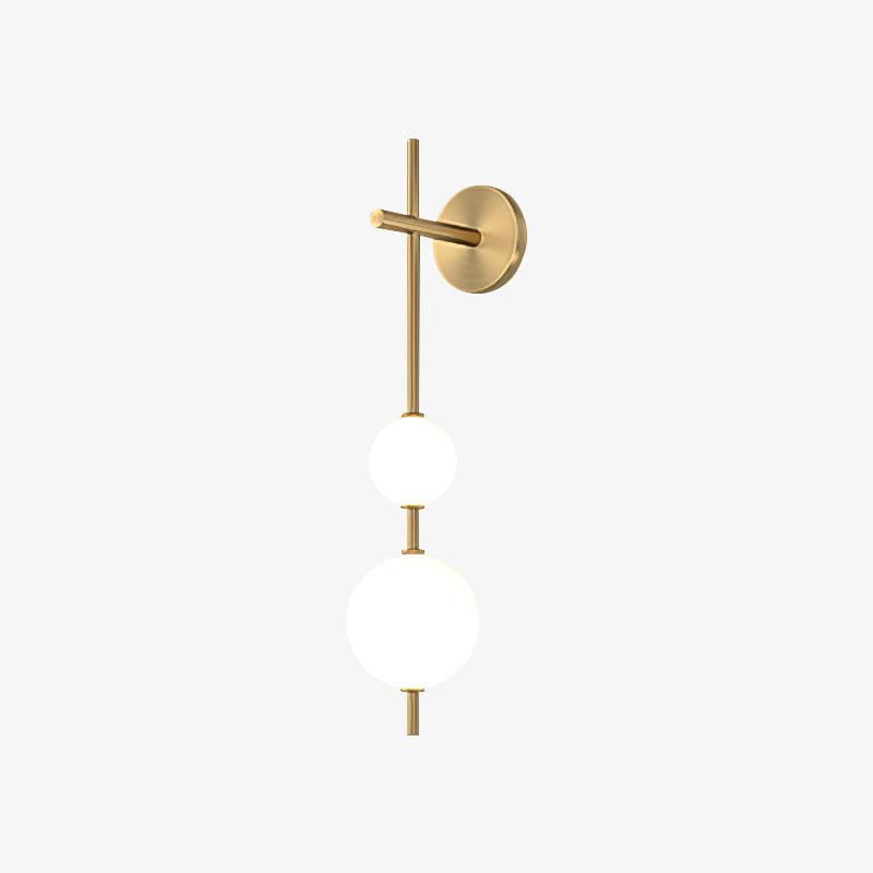 Ilraeia Vertical Globe Plug-in Wall Lamp-Neutral Decor