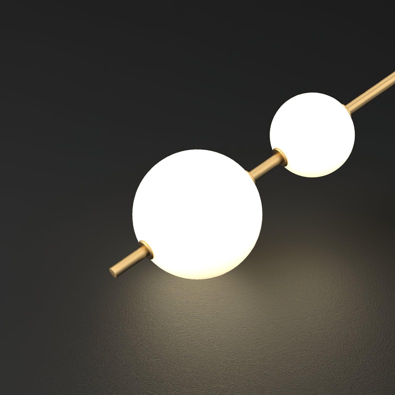 Ilraeia Vertical Globe Plug-in Wall Lamp-Neutral Decor