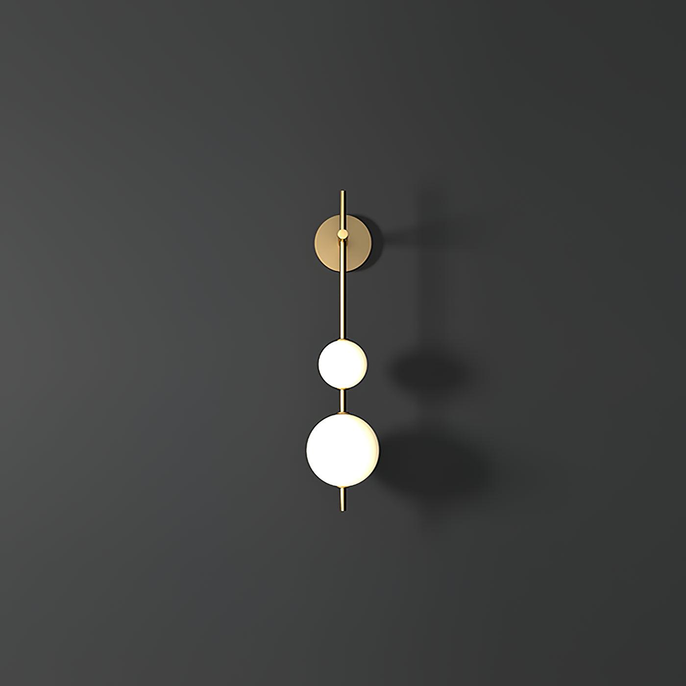 Ilraeia Vertical Globe Plug-in Wall Lamp-Neutral Decor