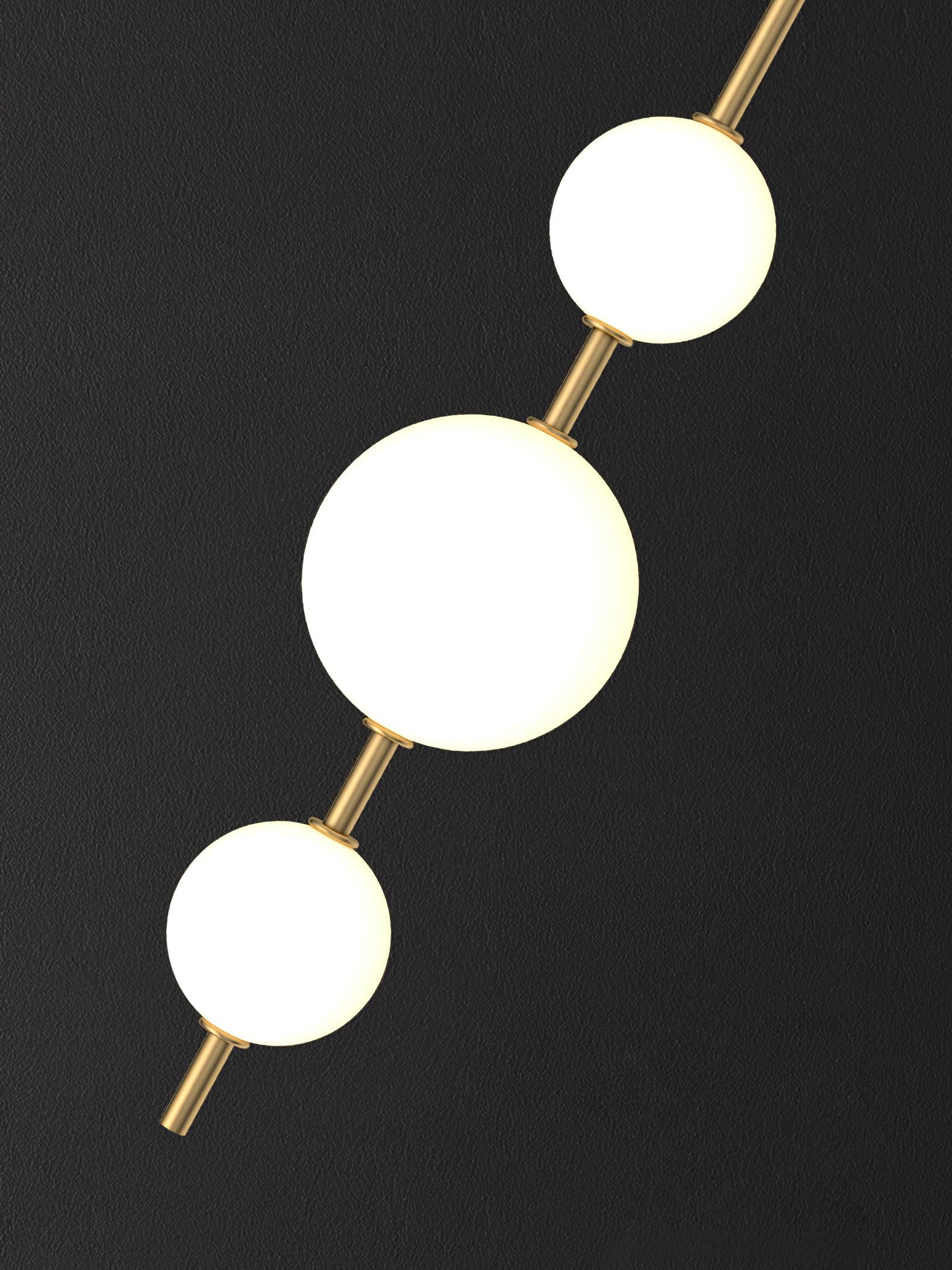Ilraeia Vertical Globe Plug-in Wall Lamp-Neutral Decor