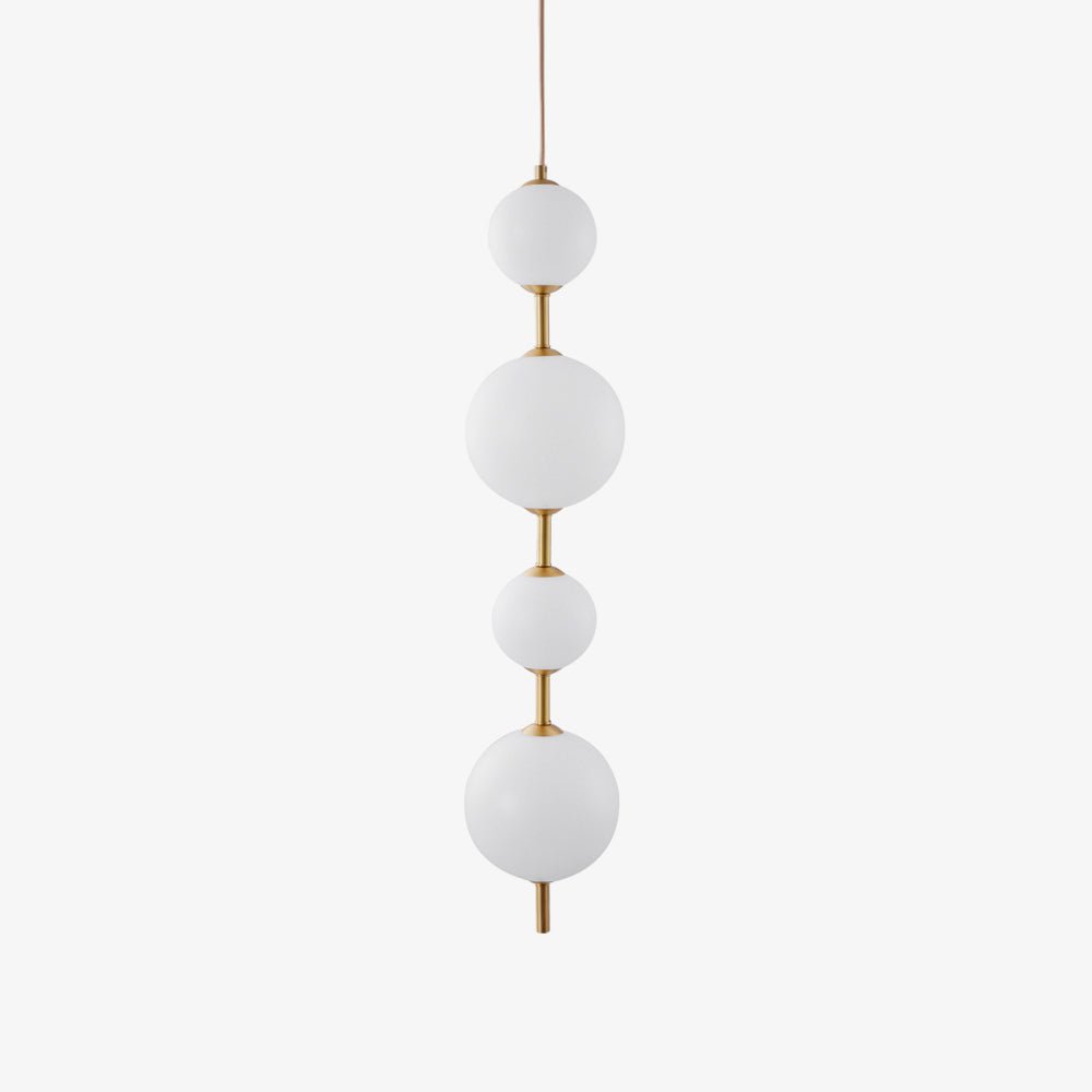 Velloran Brass Plastic Pendant Lamp-Neutral Decor