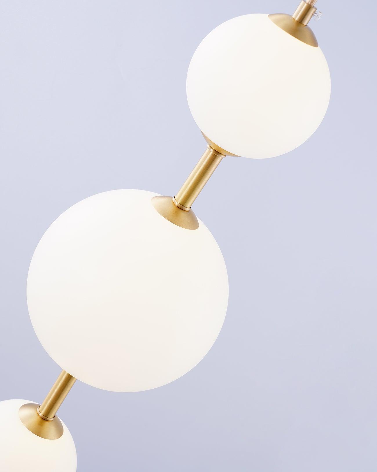 Velloran Brass Plastic Pendant Lamp-Neutral Decor