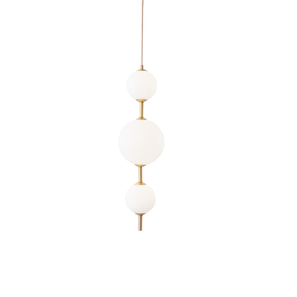 Velloran Brass Plastic Pendant Lamp-Neutral Decor