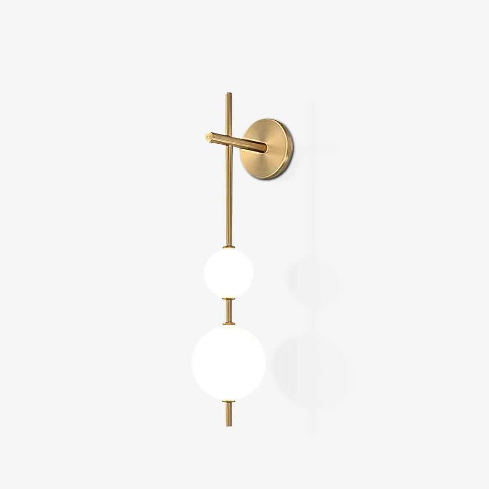 Ilraeia Vertical Globe Plug-in Wall Lamp-Neutral Decor