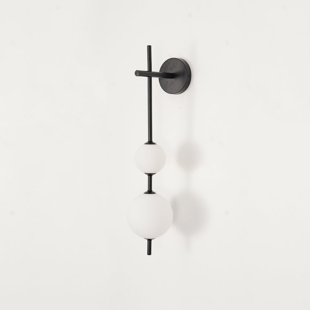 Ilraeia Vertical Globe Plug-in Wall Lamp-Neutral Decor