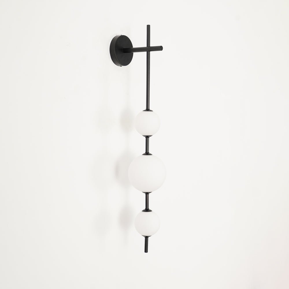 Ilraeia Vertical Globe Plug-in Wall Lamp-Neutral Decor