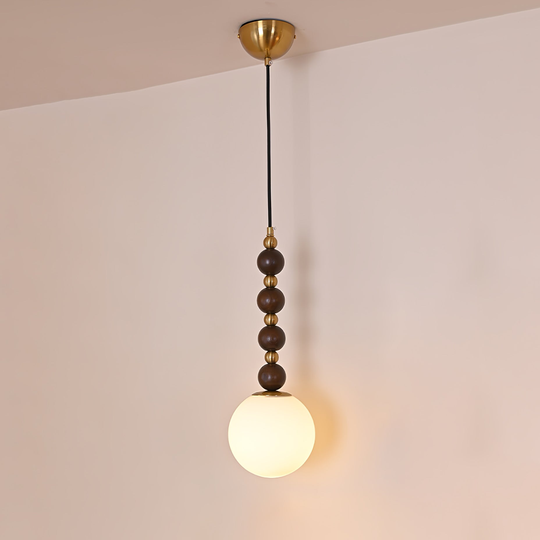 Golie Minimalist Wood Pendant Lamp-Neutral Decor