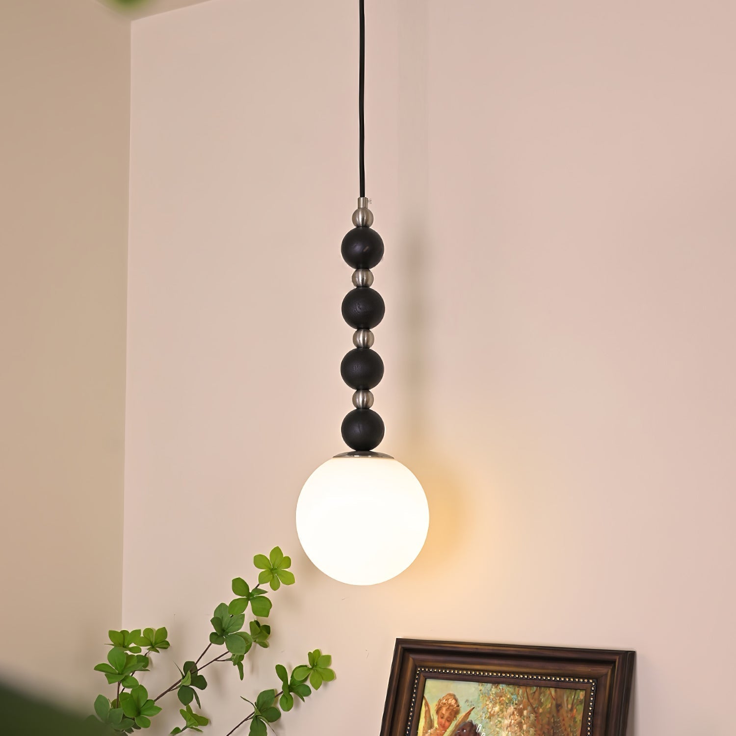 Golie Minimalist Wood Pendant Lamp-Neutral Decor