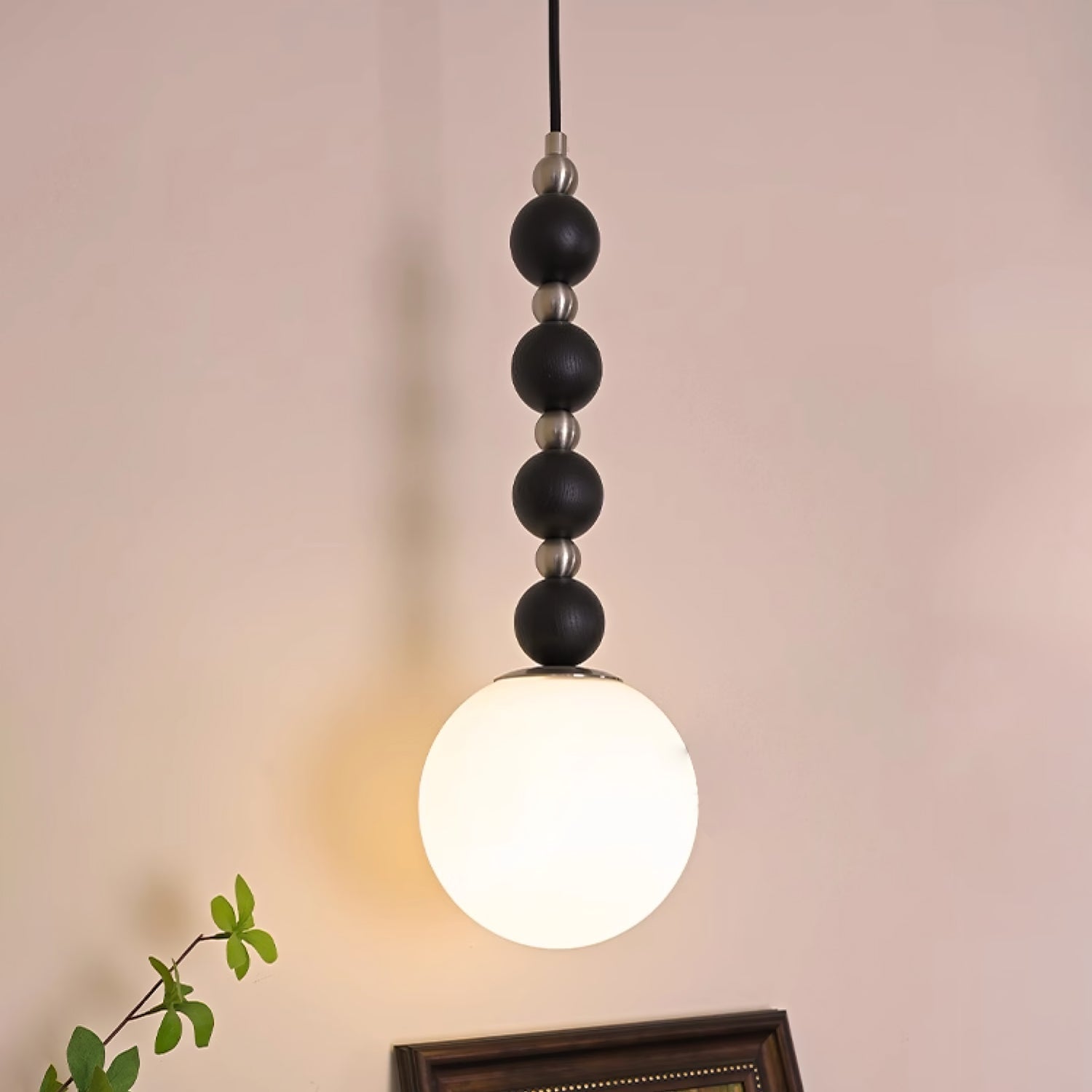 Golie Minimalist Wood Pendant Lamp-Neutral Decor
