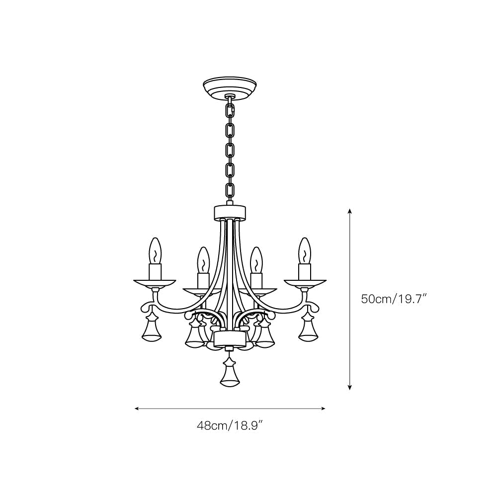 Beatrice Crystal Chandelier