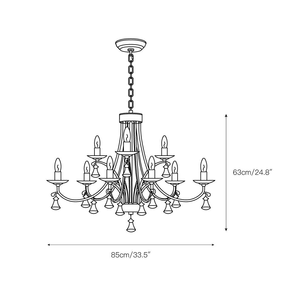 Beatrice Crystal Chandelier